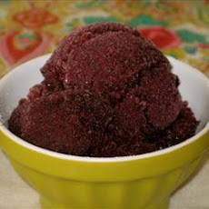 Pink Grapefruit Blueberry Sorbet