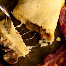 Mushroom and Fontina Omelet Recipe