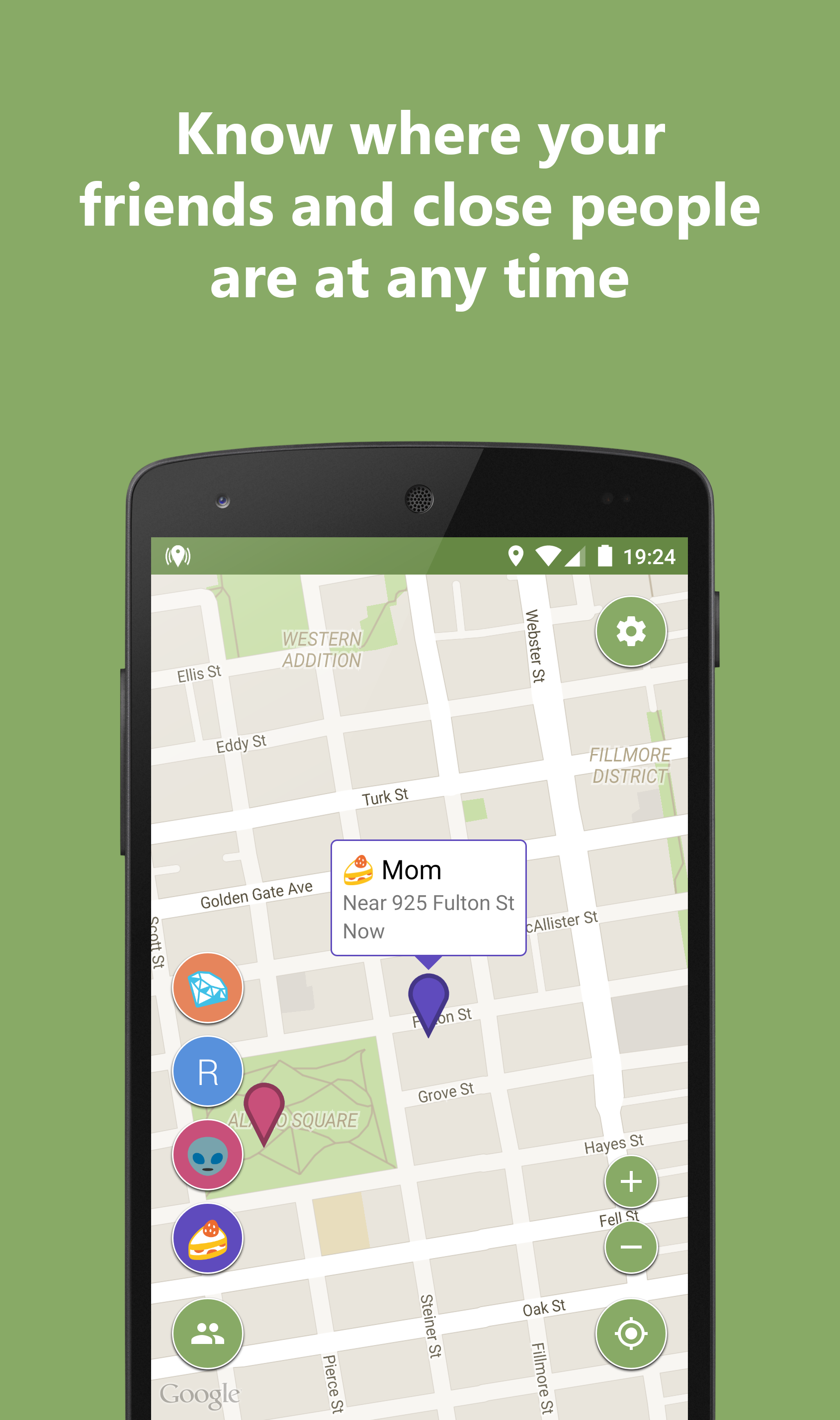 Android application GPS Location Tracker screenshort