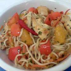 Thai Chicken Saute With Basil & Mandarins