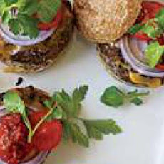 Spicy Lamb Sliders with Harissa