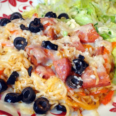 Easy Cheesy Pizza Noodles