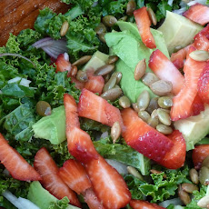 Party in Your Mouth Summer Avocado and Kale Salad