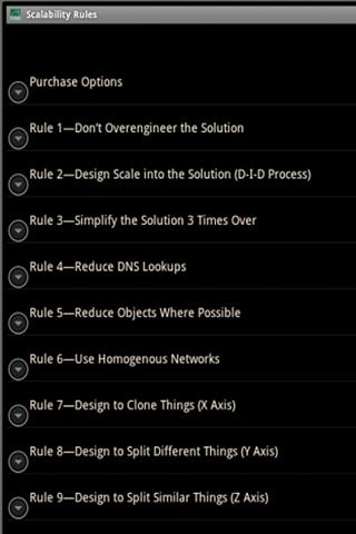 Scalability Rules