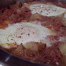 Corned Beef Hash And Eggs