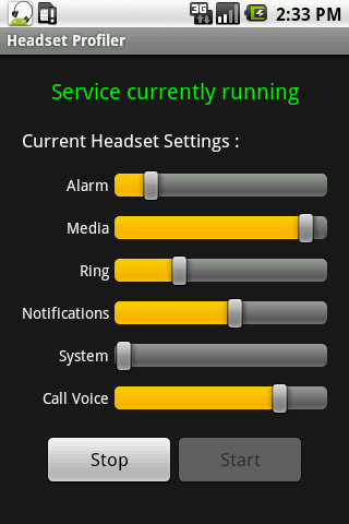 Headset Profiler