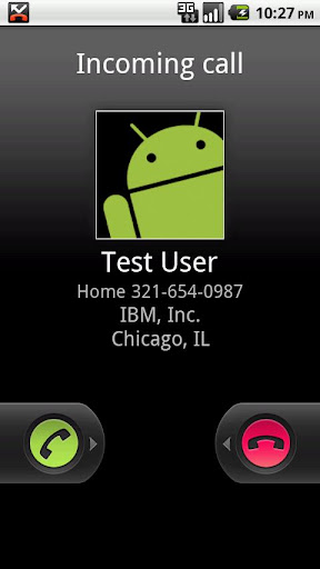 Call Informer demo caller ID