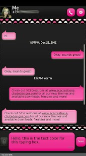 How to download GO SMS - Simple Pink Hearts 1.1 unlimited apk for android