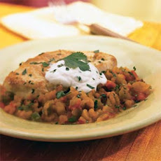Chicken with Chunky Pepper Sauce