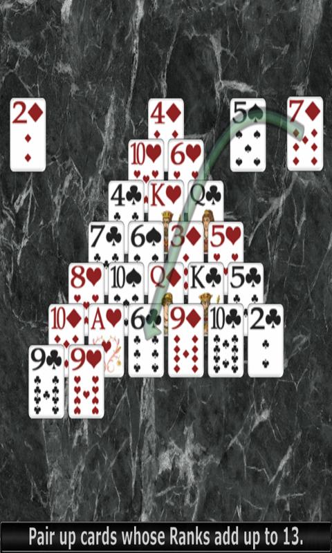 Android application Solitaire 3D screenshort