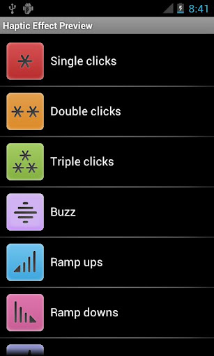 Haptic Effect Preview