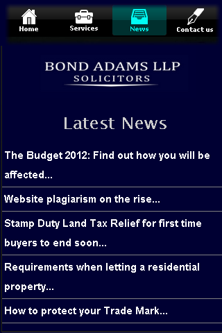 Bond Adams LLP Solicitors