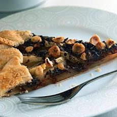 Pear, Chocolate, and Hazelnut Crostata