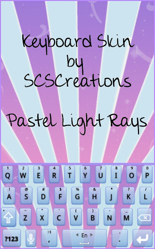 【免費個人化App】KB SKIN - Pastel Light Rays-APP點子