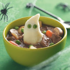Beef Stew with Ghoulish Mashed Potatoes Recipe
