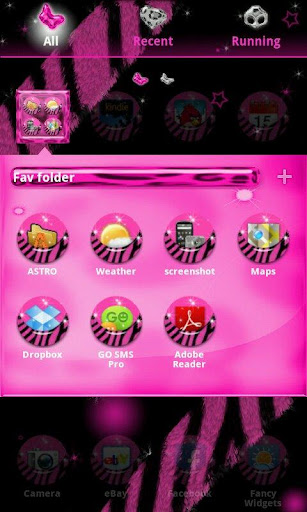 【免費個人化App】Pink Zebra Starry icon pack-APP點子