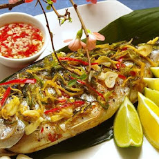 Gilthead Sea Bream With Scallions and Ginger