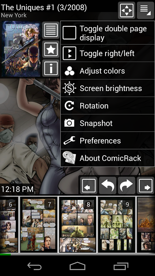 ComicRack — приложение на Android