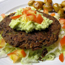 Healthy Spicy Black Bean Cakes With Guacamole