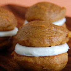 Pumpkin Whoopie Pies With Cream-Cheese Filling