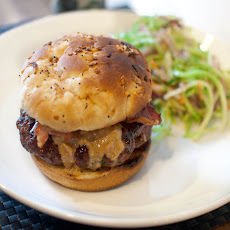 Sweet and Savory Peanut Butter Bacon Burgers