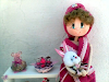 Muneca Vitrina De Bano