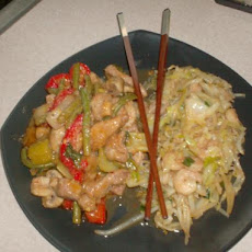 Shrimp and Bean Sprouts (Low Carb)