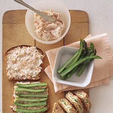 Tea Sandwiches with Cream Cheese and Asparagus