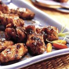 Grilled Chicken Wings with Two Thai Sauces