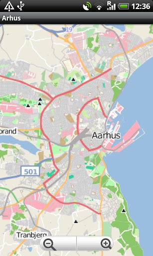 Arhus Street Map