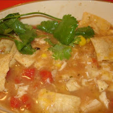Creamy Chicken Tortilla Soup