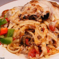 Baked Spaghetti (Cheesy & Spicy)