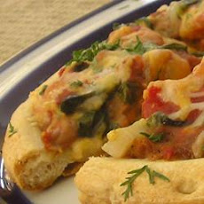 Black Bean Spinach Pizza