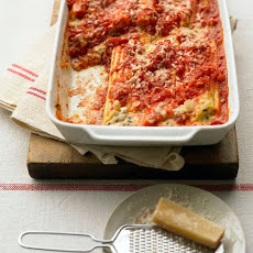 Ricotta Manicotti with Tomato Sauce