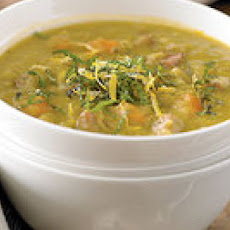 Smoky Split Pea Soup with Mint