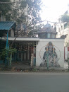 Temple Wall Graffitti Ganesha