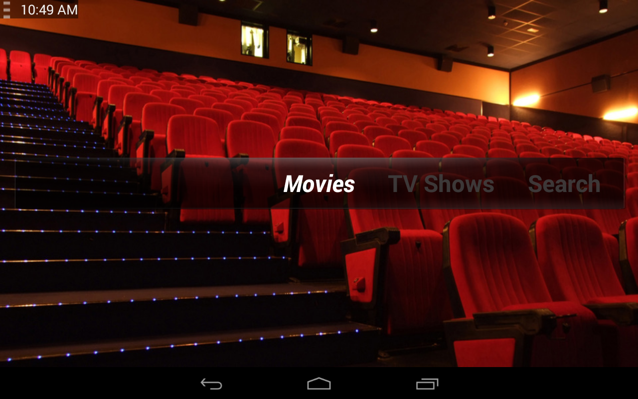 Android application Serenity for Android screenshort