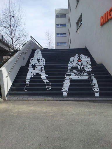 Murale sur Escalier 