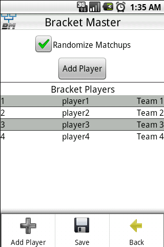 Bracket Master Demo