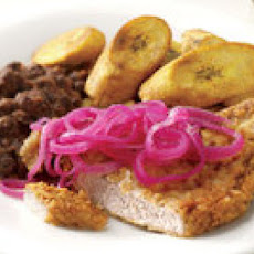 Tortilla-Crusted Pork Platter