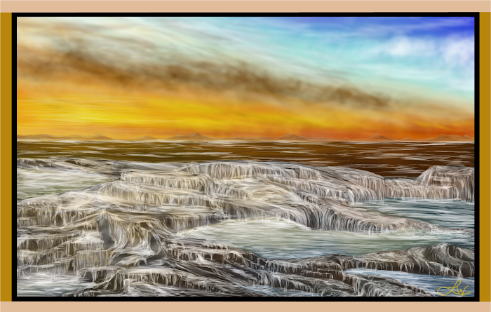 Water over the Rocks