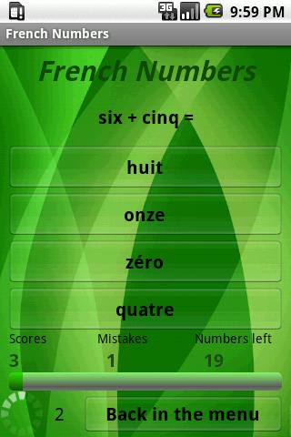 Learn French Numbers Free
