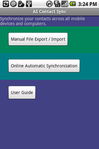 Contact Synchronizer Android2x