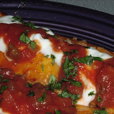 Low Fat Chicken Enchiladas With High Fat Taste.