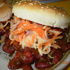 Chipotle Sloppy Joes With Crunchy Coleslaw
