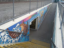 Porirua Station Subway Art Eastern Entrance