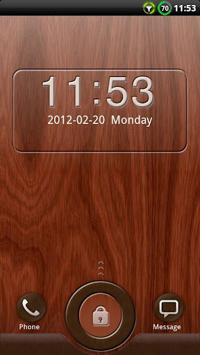 GO Locker Mahogany Wood Theme