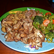 Balsamic Pork Garden Salad