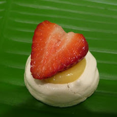 Vacherins With Lemon Curd and Strawberries