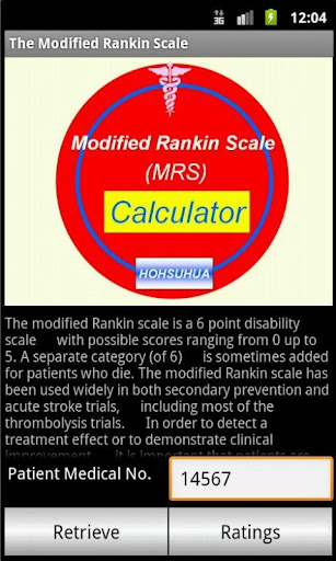 Modified Rankin Stroke scale